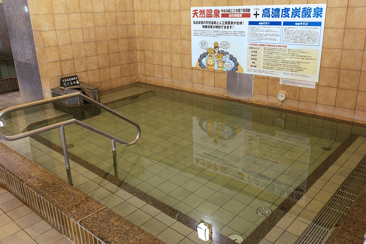 写真:なごみの湯(炭酸泉天然温泉)