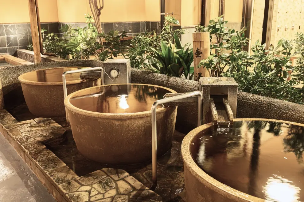 写真:壺湯