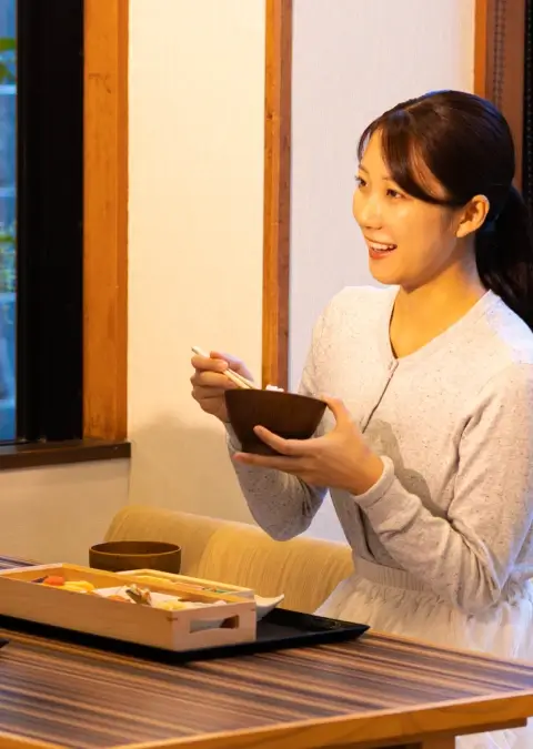 写真:レストラン