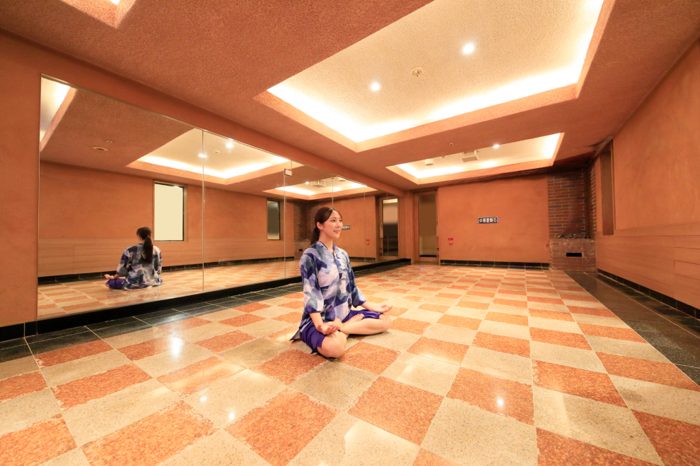 写真:岩盤浴