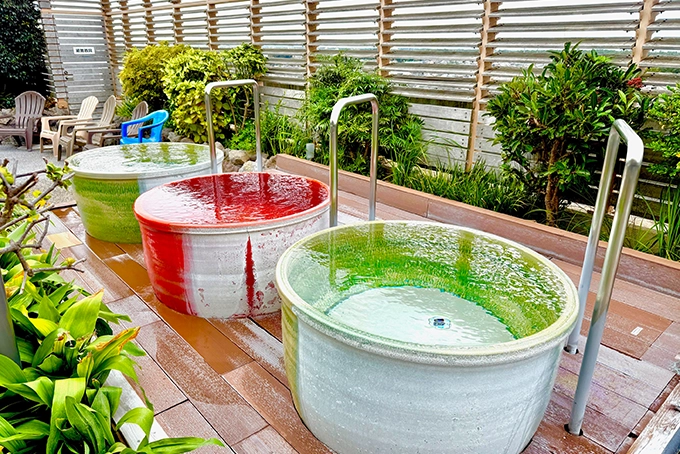 写真:壺湯