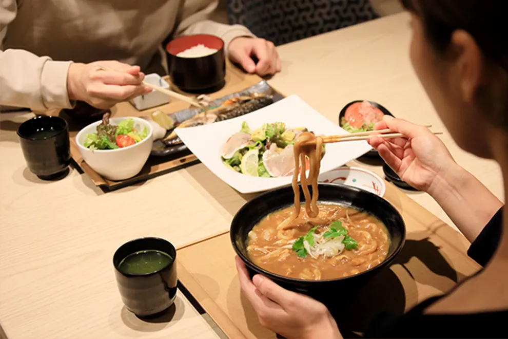 写真:レストラン